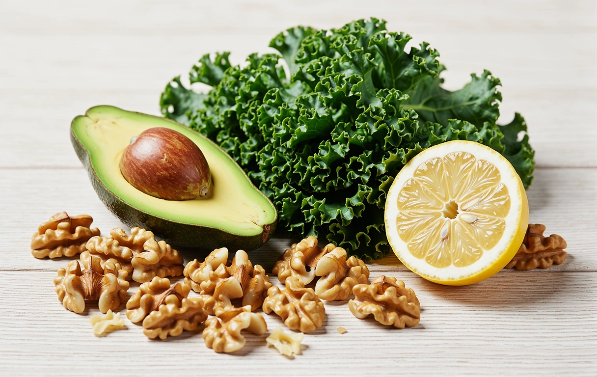 Frische gesunde Zutaten